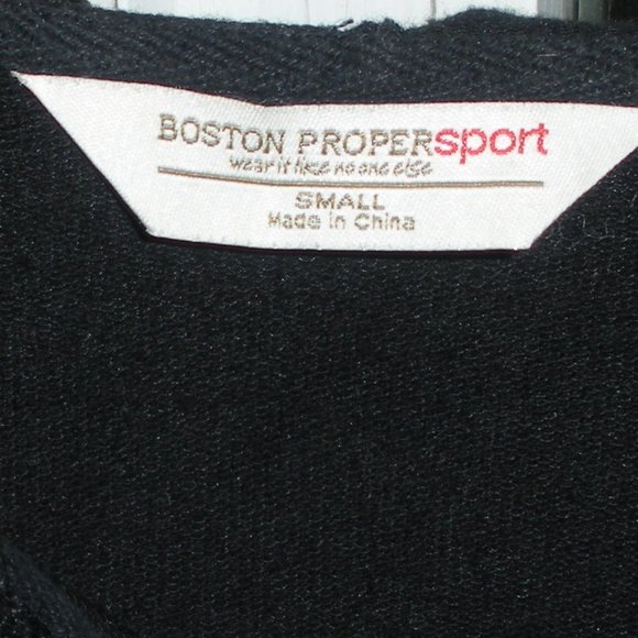 Vintage SET: Boston Proper Black w/studs Hooded Jacket & Pants  SZ: S - Picture 11 of 12